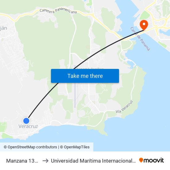 Manzana 130105, 175-24 to Universidad Marítima Internacional De Panamá (Umip) Edif. 1033 map