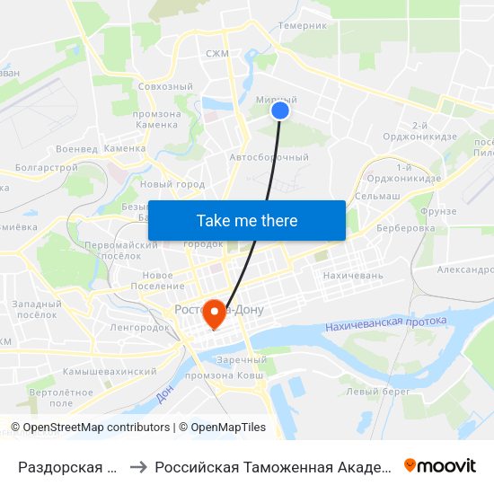 Раздорская Ул. to Российская Таможенная Академия map