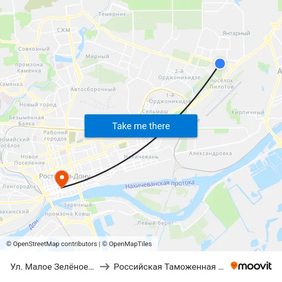 Ул. Малое Зелёное Кольцо to Российская Таможенная Академия map