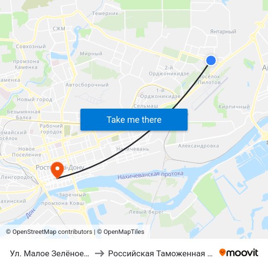 Ул. Малое Зелёное Кольцо to Российская Таможенная Академия map