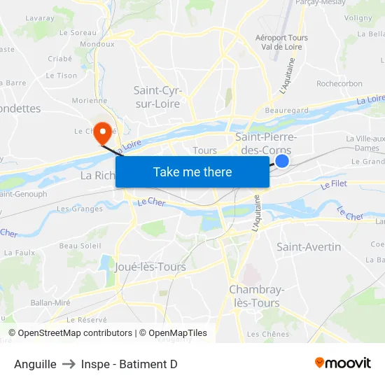 Anguille to Inspe - Batiment D map