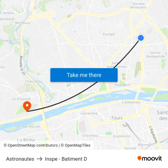 Astronautes to Inspe - Batiment D map