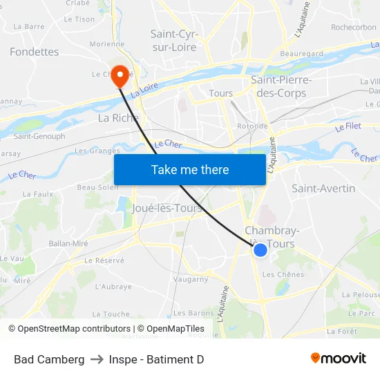 Bad Camberg to Inspe - Batiment D map