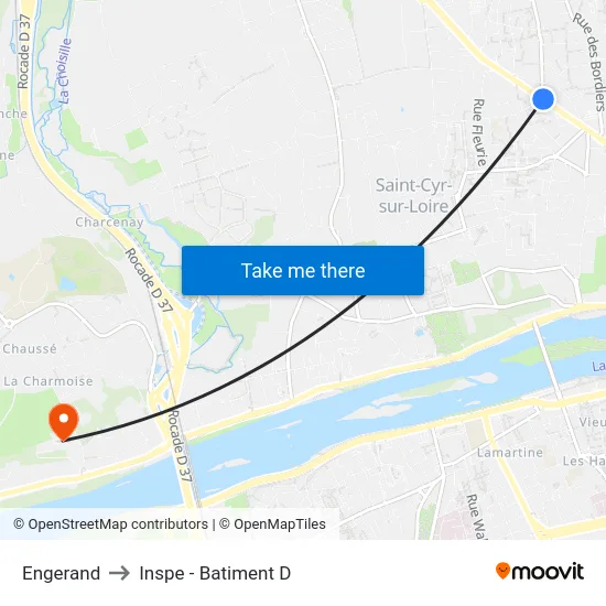 Engerand to Inspe - Batiment D map