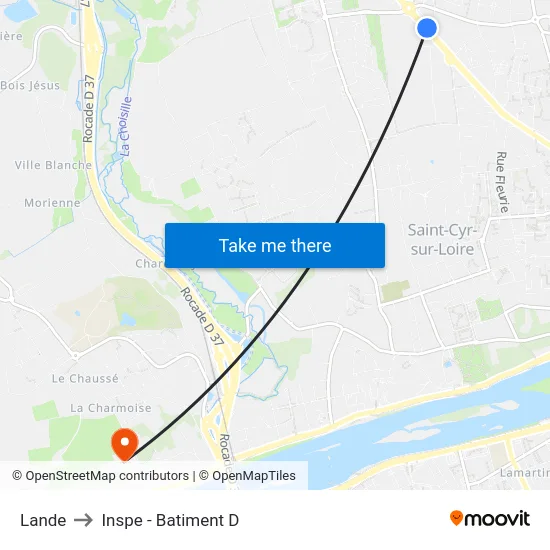 Lande to Inspe - Batiment D map
