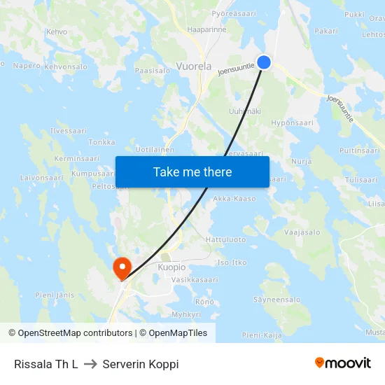 Rissala Th L to Serverin Koppi map