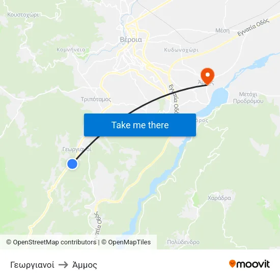 Γεωργιανοί to Άμμος map