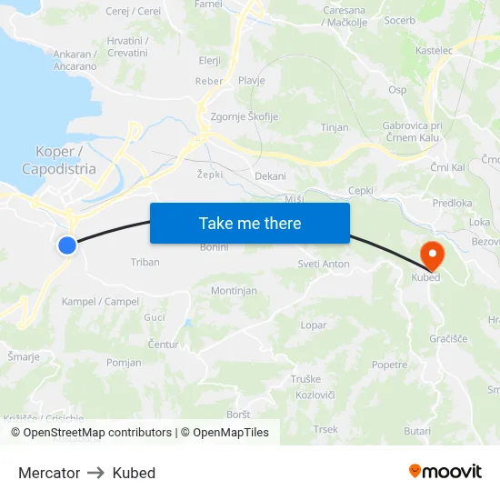 Mercator to Kubed map