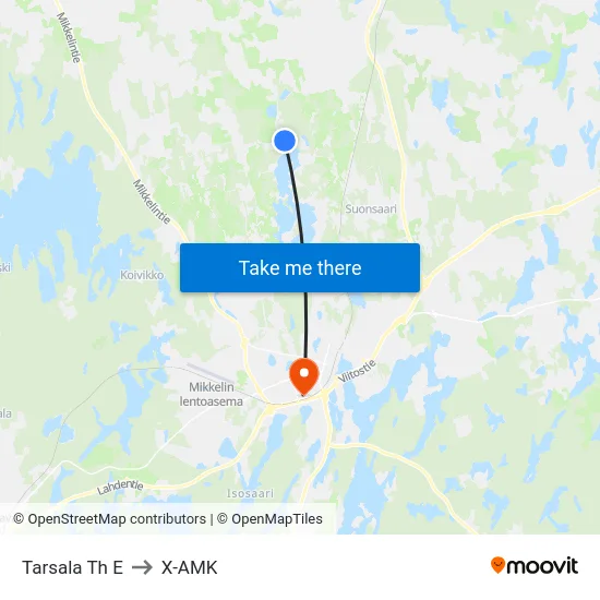 Tarsala Th  E to X-AMK map