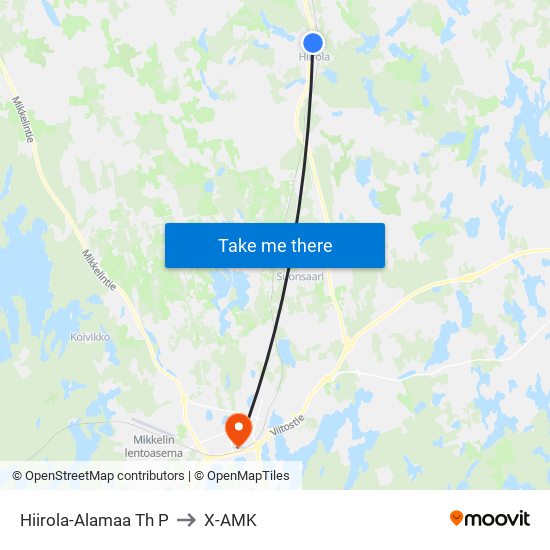 Hiirola-Alamaa Th  P to X-AMK map