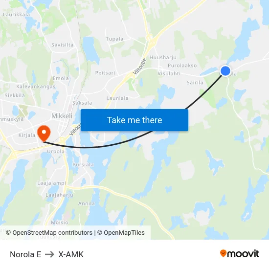 Norola  E to X-AMK map