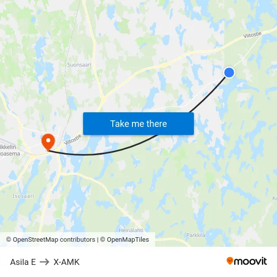 Asila  E to X-AMK map