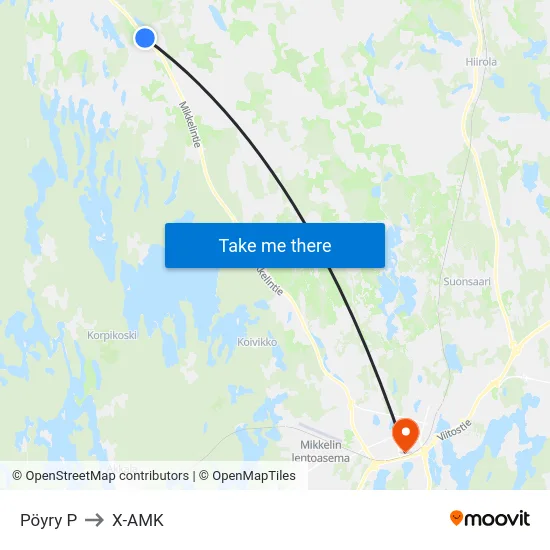 Pöyry  P to X-AMK map