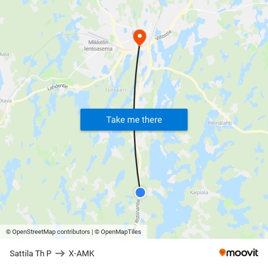 Sattila Th  P to X-AMK map