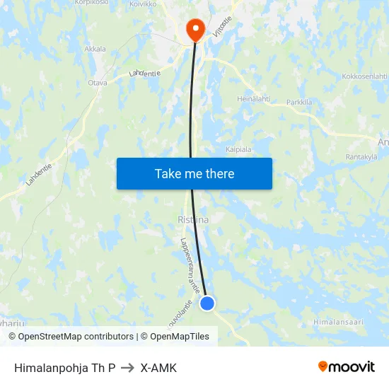 Himalanpohja Th  P to X-AMK map