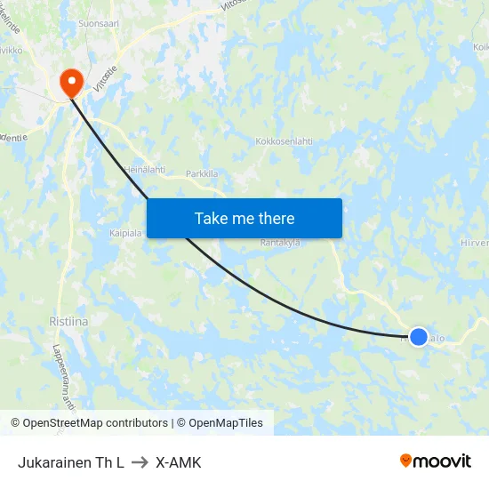 Jukarainen Th  L to X-AMK map