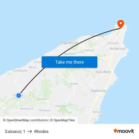 Salakos 1 to Rhodes map