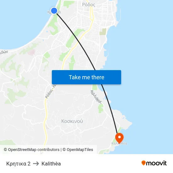 Kritika 2 to Kalithea map
