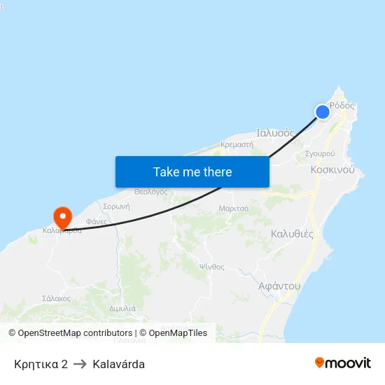 Kritika 2 to Kalavarda map