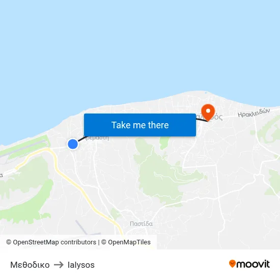 Methodical to Ialysos map