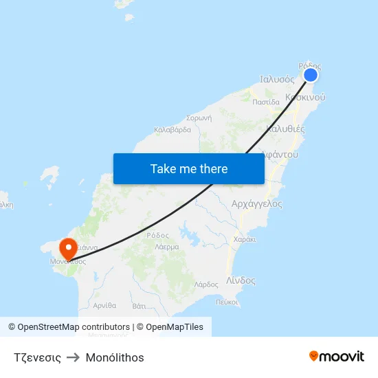 Genesis to Monolith map