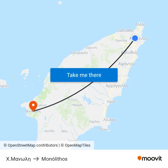 Ch. Manoli to Monolith map