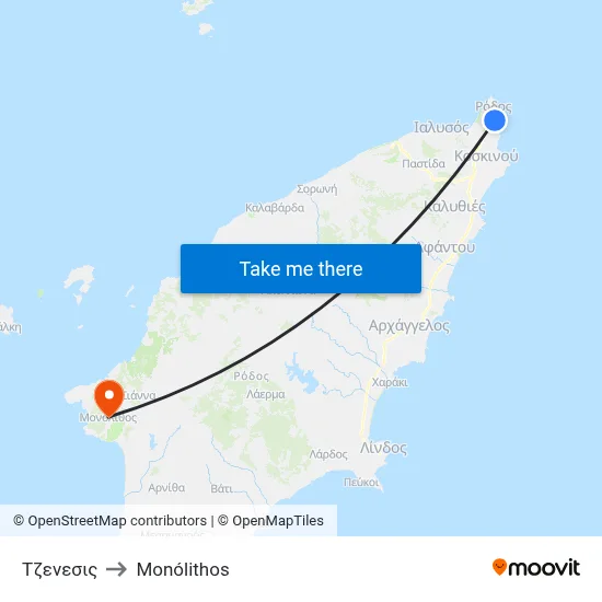 Genesis to Monolith map
