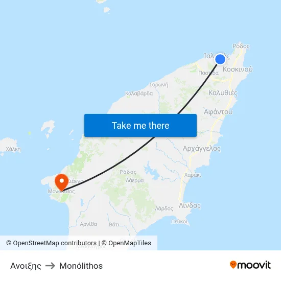 Anixis to Monolith map