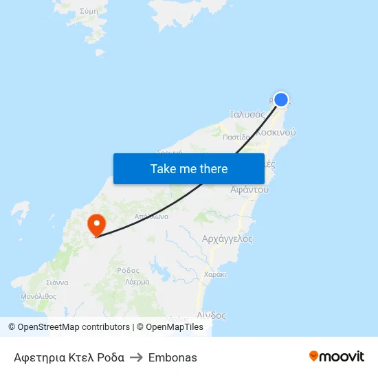 Roda Bus Terminal to Embonas map