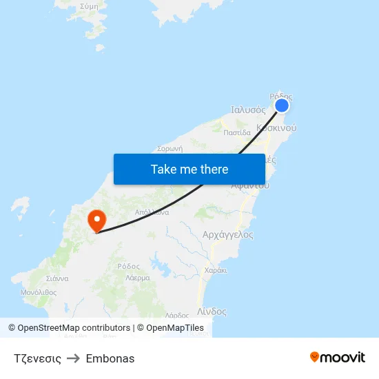 Genesis to Embonas map
