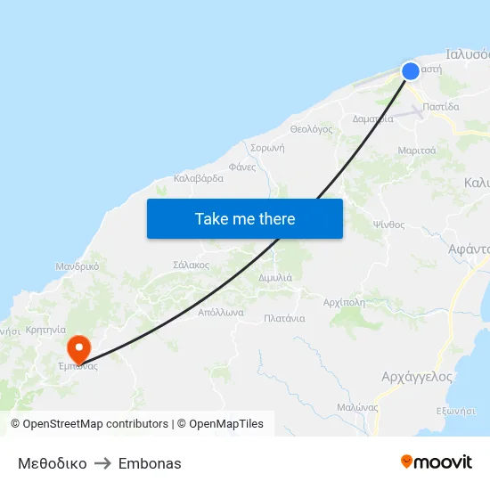Methodical to Embonas map