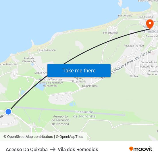 Acesso Da Quixaba to Vila dos Remédios map