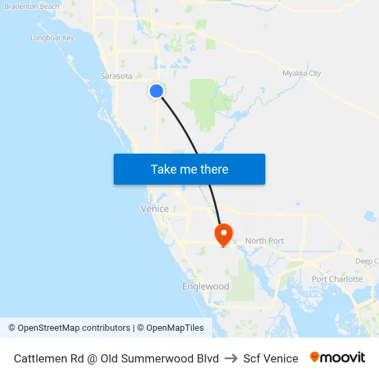 Cattlemen Rd @ Old Summerwood Blvd to Scf Venice map