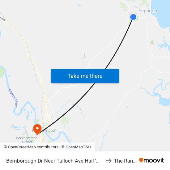 Bernborough Dr Near Tulloch Ave Hail 'N' Ride to The Range map