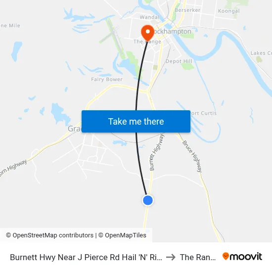 Burnett Hwy Near J Pierce Rd Hail 'N' Ride to The Range map