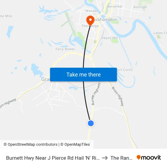 Burnett Hwy Near J Pierce Rd Hail 'N' Ride to The Range map