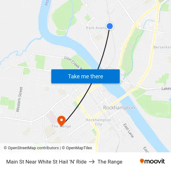 Main St Near White St Hail 'N' Ride to The Range map