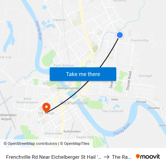 Frenchville Rd Near Eichelberger St Hail 'N' Ride to The Range map