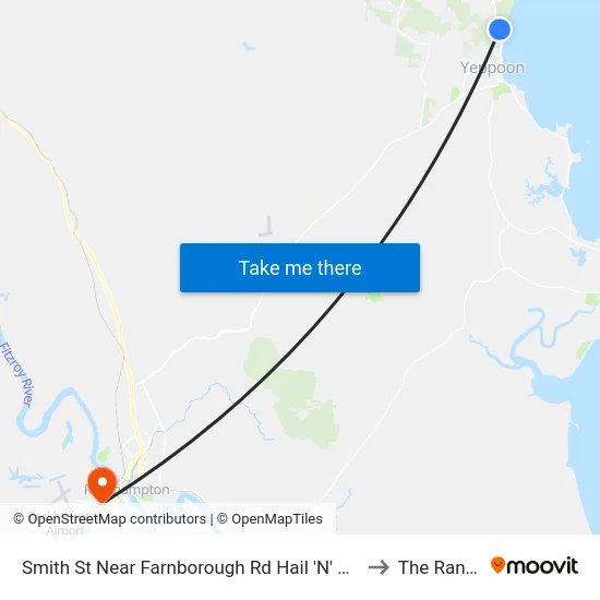 Smith St Near Farnborough Rd Hail 'N' Ride to The Range map