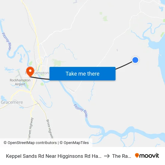 Keppel Sands Rd Near Higginsons Rd Hail 'N' Ride to The Range map
