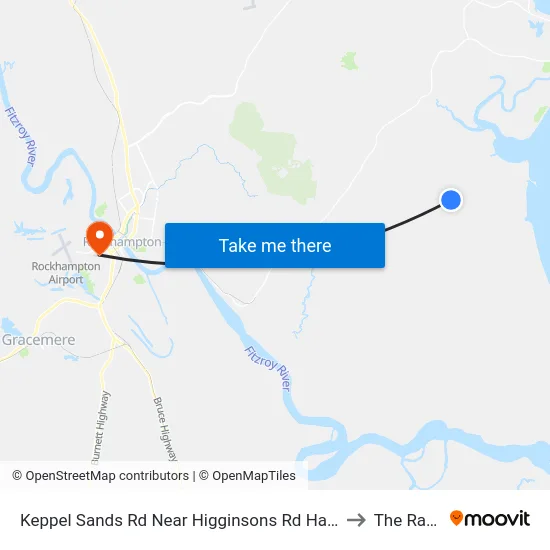 Keppel Sands Rd Near Higginsons Rd Hail 'N' Ride to The Range map
