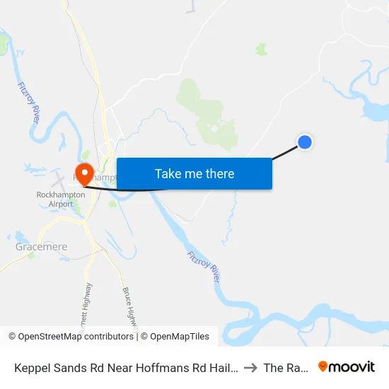 Keppel Sands Rd Near Hoffmans Rd Hail 'N' Ride to The Range map