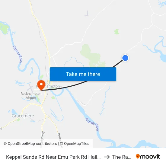 Keppel Sands Rd Near Emu Park Rd Hail 'N' Ride to The Range map