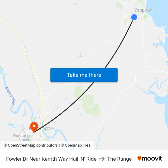 Fowler Dr Near Kerrith Way Hail 'N' Ride to The Range map