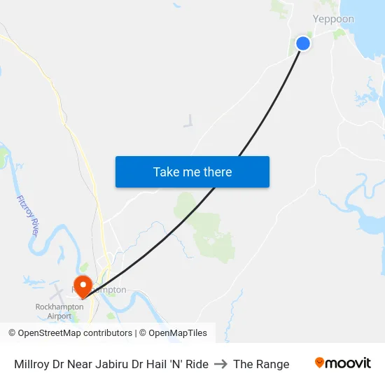 Millroy Dr Near Jabiru Dr Hail 'N' Ride to The Range map