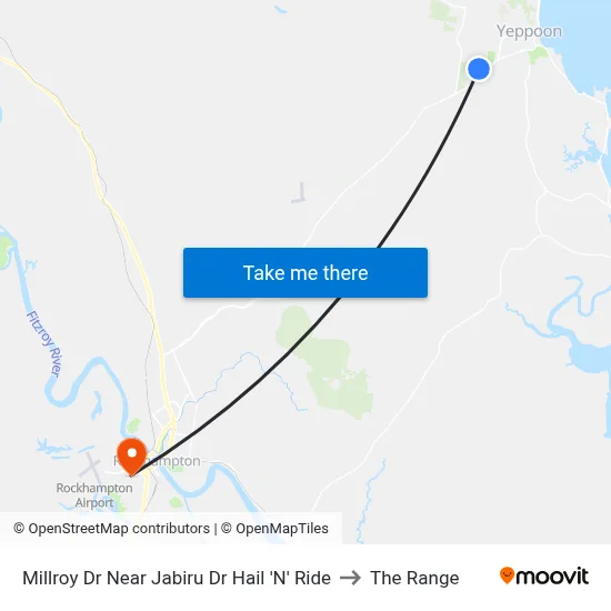 Millroy Dr Near Jabiru Dr Hail 'N' Ride to The Range map