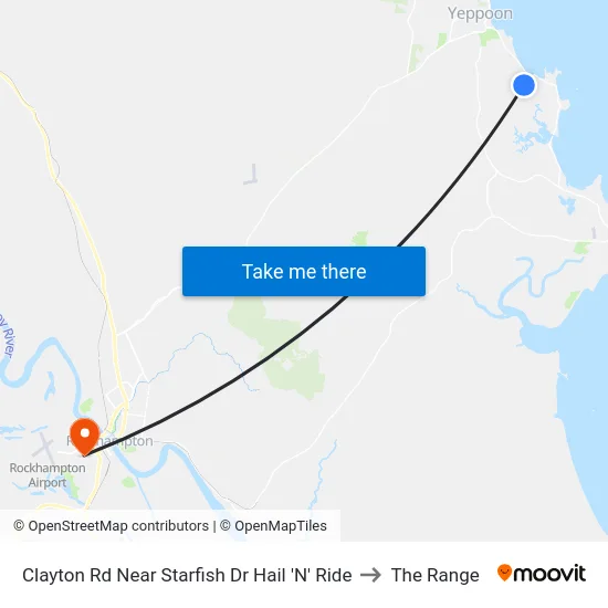 Clayton Rd Near Starfish Dr Hail 'N' Ride to The Range map