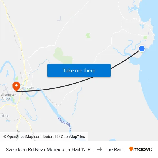 Svendsen Rd Near Monaco Dr Hail 'N' Ride to The Range map