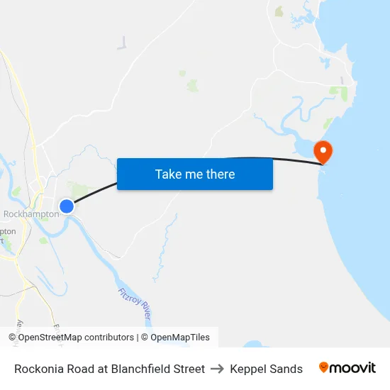 Rockonia Road at Blanchfield Street to Keppel Sands map
