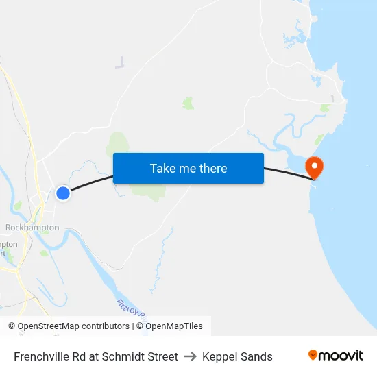 Frenchville Rd at Schmidt Street to Keppel Sands map
